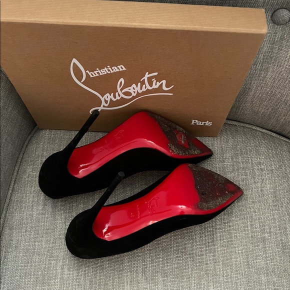 Suede black Christian Louboutin - Picture 2 of 5